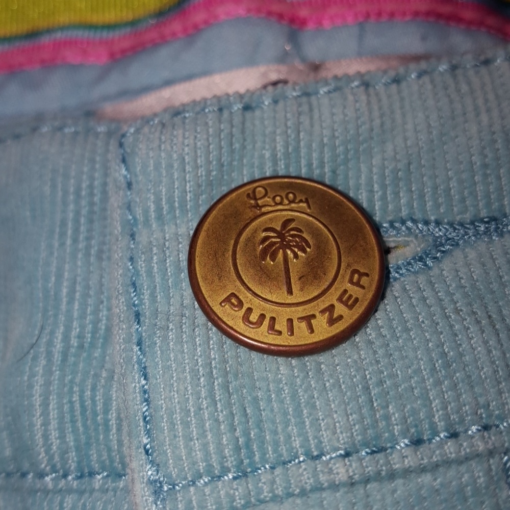 Lilly Pulitzer corduroy pants sz 8